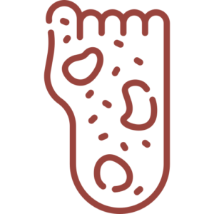 Callus and Corns feet symbol
